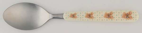 Theodore Bear Place/Oval Soup Spoon by Tienshan