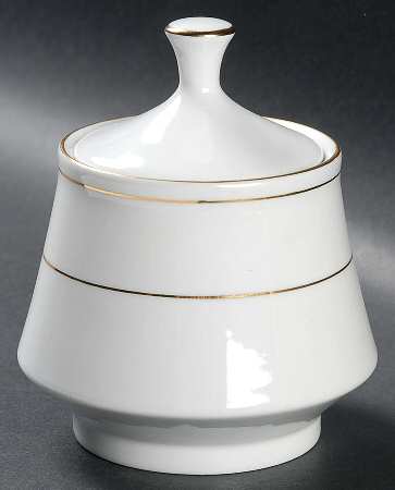 Classic Gold Sugar Bowl & Lid