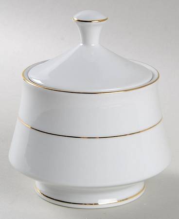Classic Gold Sugar Bowl & Lid