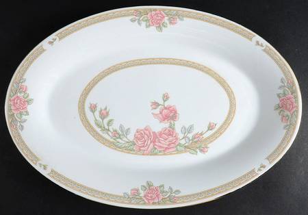 TIE8 14" Oval Serving Platter