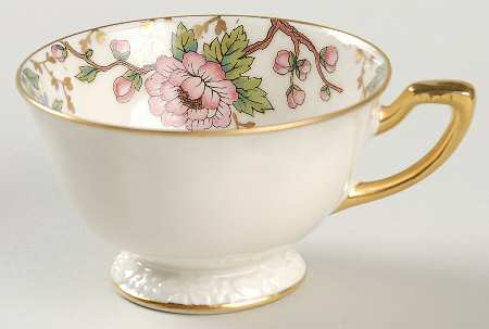 Primavera (Cream) Footed Demitasse Cup
