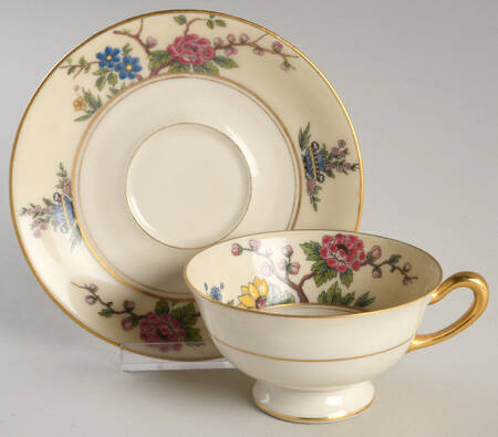 Verano Footed Cup & Saucer Set by R S Tillowitz