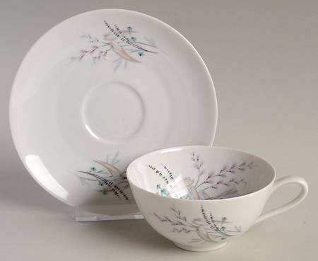 3098 Flat Cup & Saucer Set