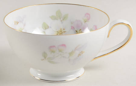 Apple Blossom (White Background) Footed Cup