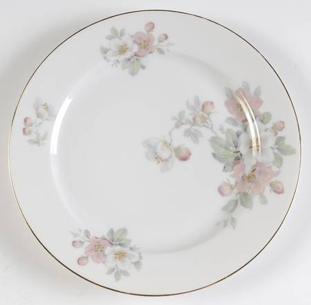 Apple Blossom (White Background) Luncheon Plate by Tirschenreuth