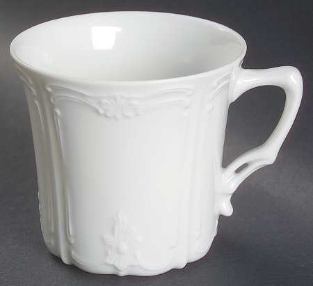 Baronesse White Flat Demitasse Cup