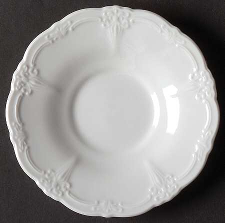 Baronesse White Saucer for Demitasse Cup