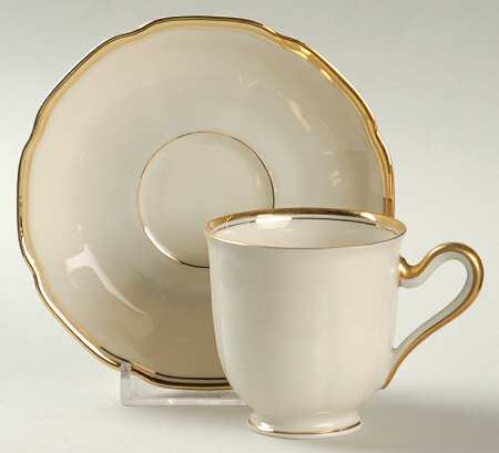 Belmont Footed Demitasse Cup & Saucer Set