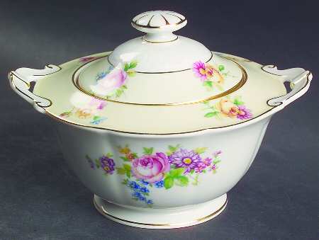 Carlton Sugar Bowl & Lid