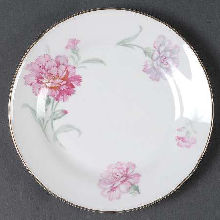 Carnation Bread & Butter Plate by Tirschenreuth
