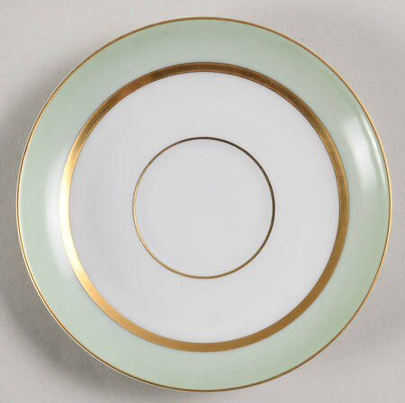 Clyde Green Saucer for Flat Cup