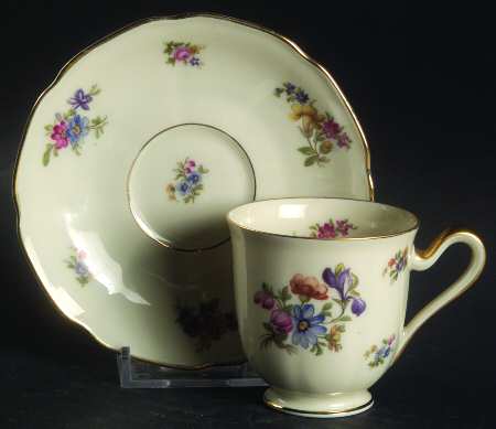 Colwyn Footed Demitasse Cup & Saucer Set