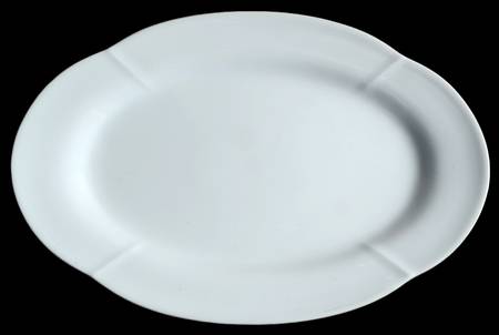 Cortina White 13" Oval Serving Platter