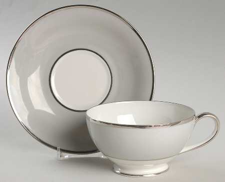 Dawn Footed Cup & Saucer Set