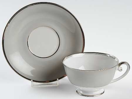 Dawn Footed Cup & Saucer Set