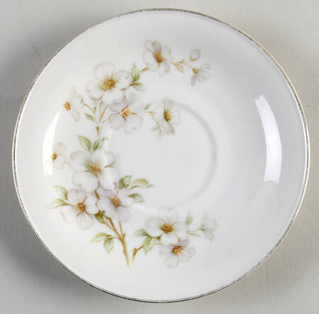 Dogwood Saucer for Footed Cup