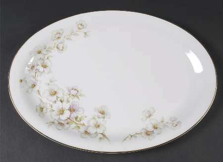 Dogwood 13" Oval Serving Platter