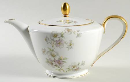 Dogwood Teapot & Lid