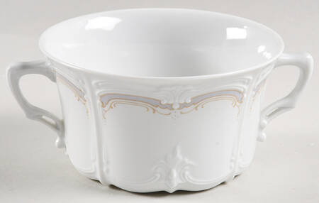 Dominique Flat Cream Soup Bowl