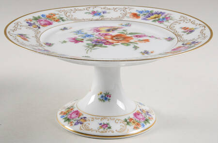 Dresden Round Compote (Height X Width)