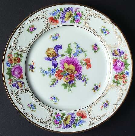 Dresden Salad Plate by Tirschenreuth