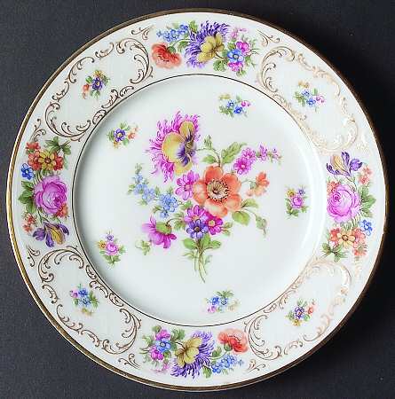 Dresden Bread & Butter Plate