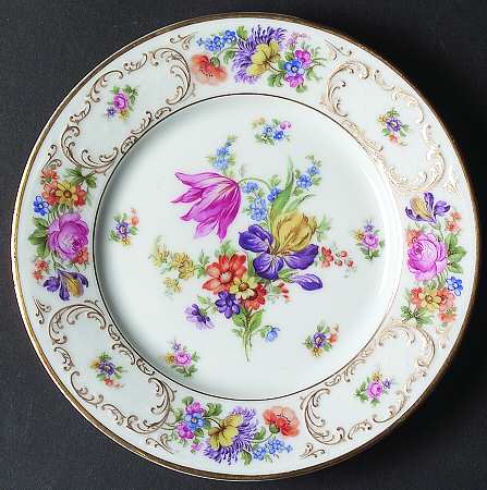 Dresden Bread & Butter Plate