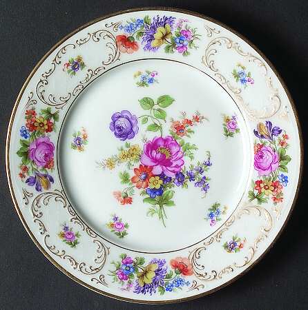 Dresden Bread & Butter Plate