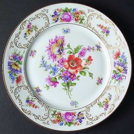 Dresden Luncheon Plate