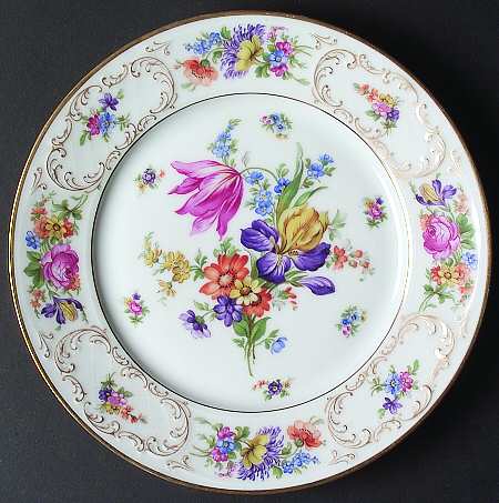 Dresden Luncheon Plate