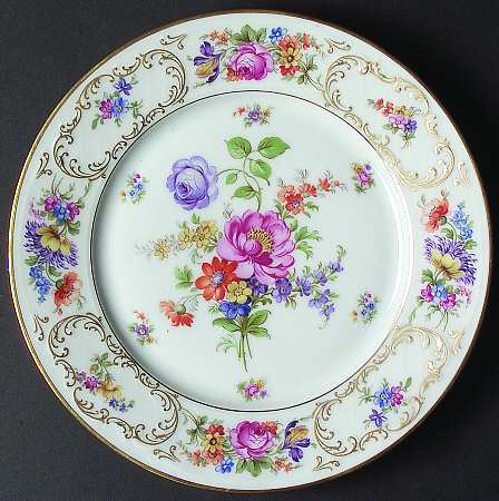 Dresden Luncheon Plate