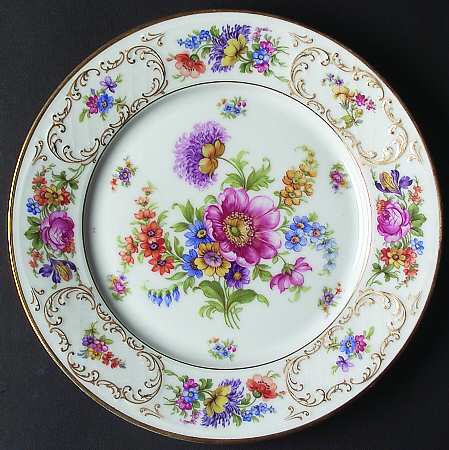 Dresden Luncheon Plate