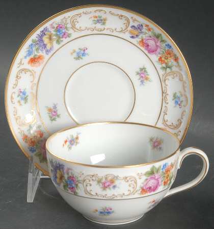 Dresden Flat Cup & Saucer Set