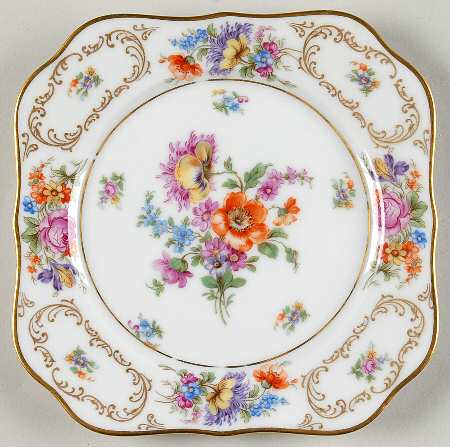 Dresden Square Bread & Butter Plate