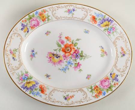 Dresden 12" Oval Serving Platter by Tirschenreuth