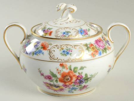 Dresden Sugar Bowl & Lid