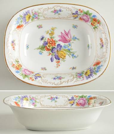 Dresden 9" Oval Vegetable Bowl