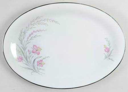 Entrancing 12" Oval Serving Platter by Tirschenreuth