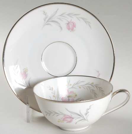 Entrancing Flat Cup & Saucer Set
