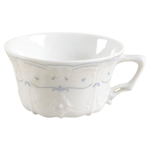 Fleur De Lis Blue Flat Continental Cup