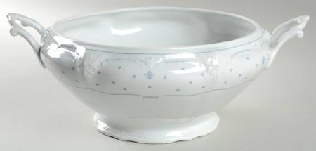Fleur De Lis Blue Tureen No Lid
