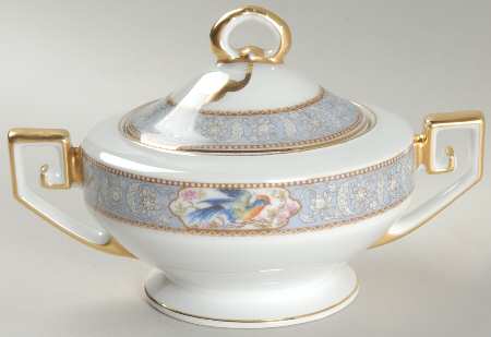 Florida Sugar Bowl & Lid