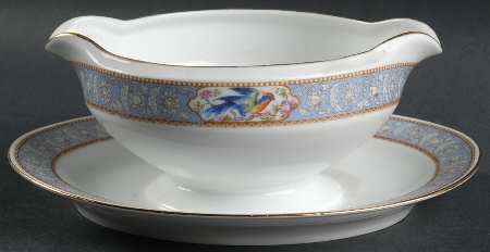 Florida Gravy Boat with Attached Underplate