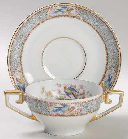 Florida Flat Bouillon Cup & Saucer
