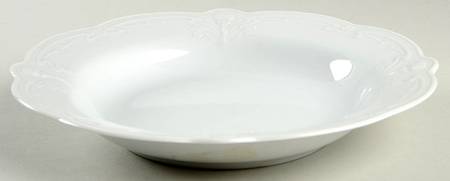 Fortuna White Large Rim Soup Bowl