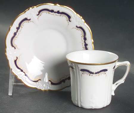 Gloriette Flat Demitasse Cup & Saucer Set
