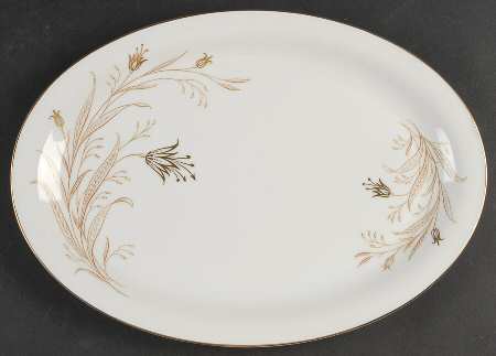 Golden Bell 13" Oval Serving Platter