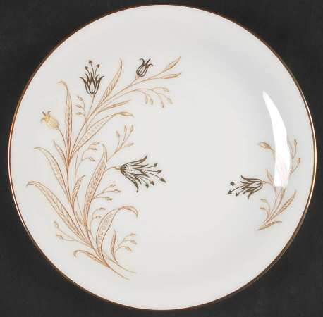 Golden Bell Salad Plate