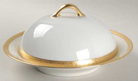 Grape Vine Round Covered Butter