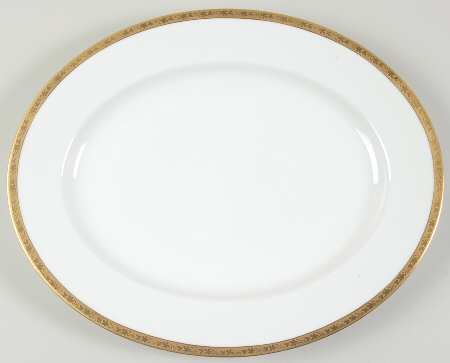 Grape Vine 14" Oval Serving Platter